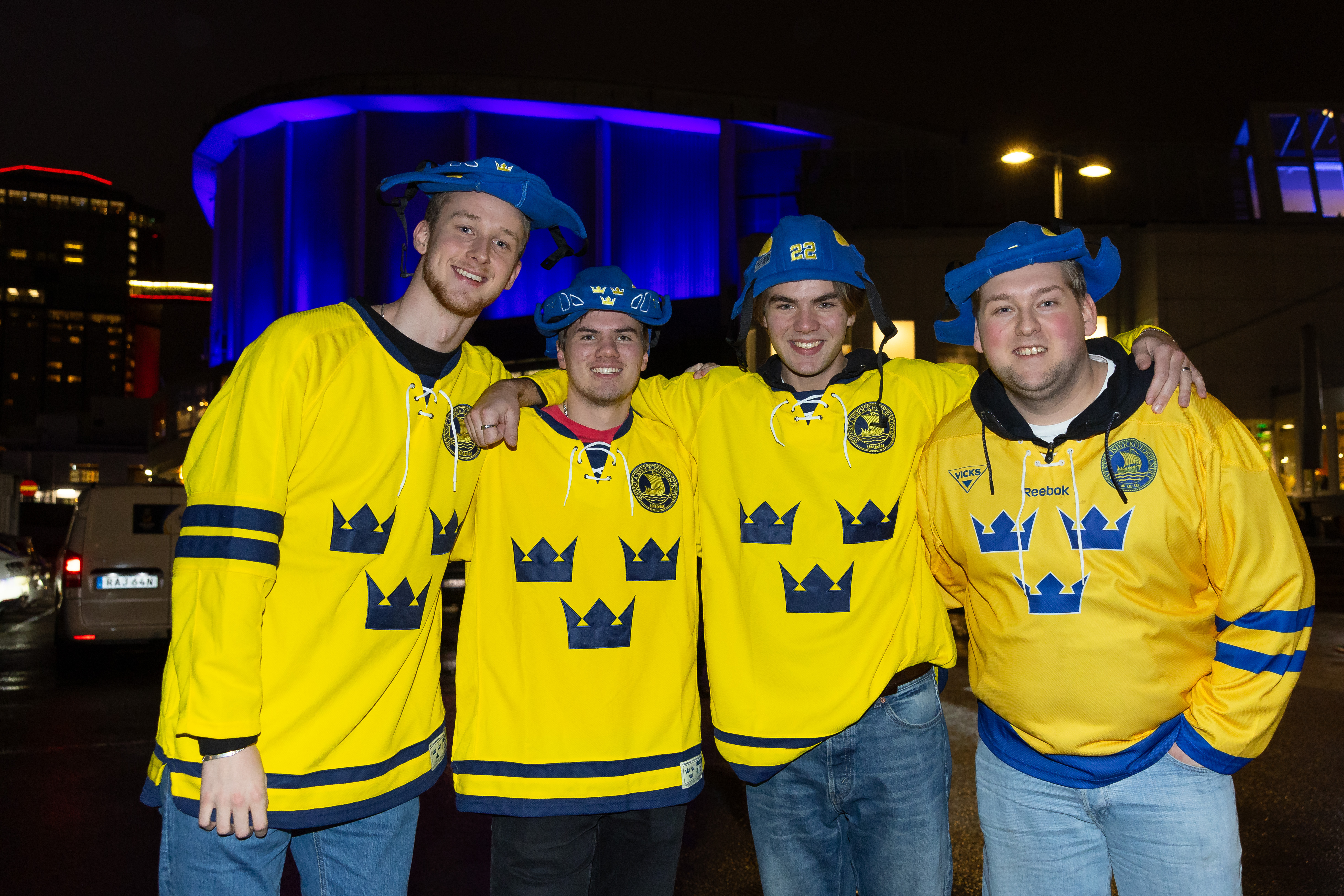 Nojda supportrar under JVM