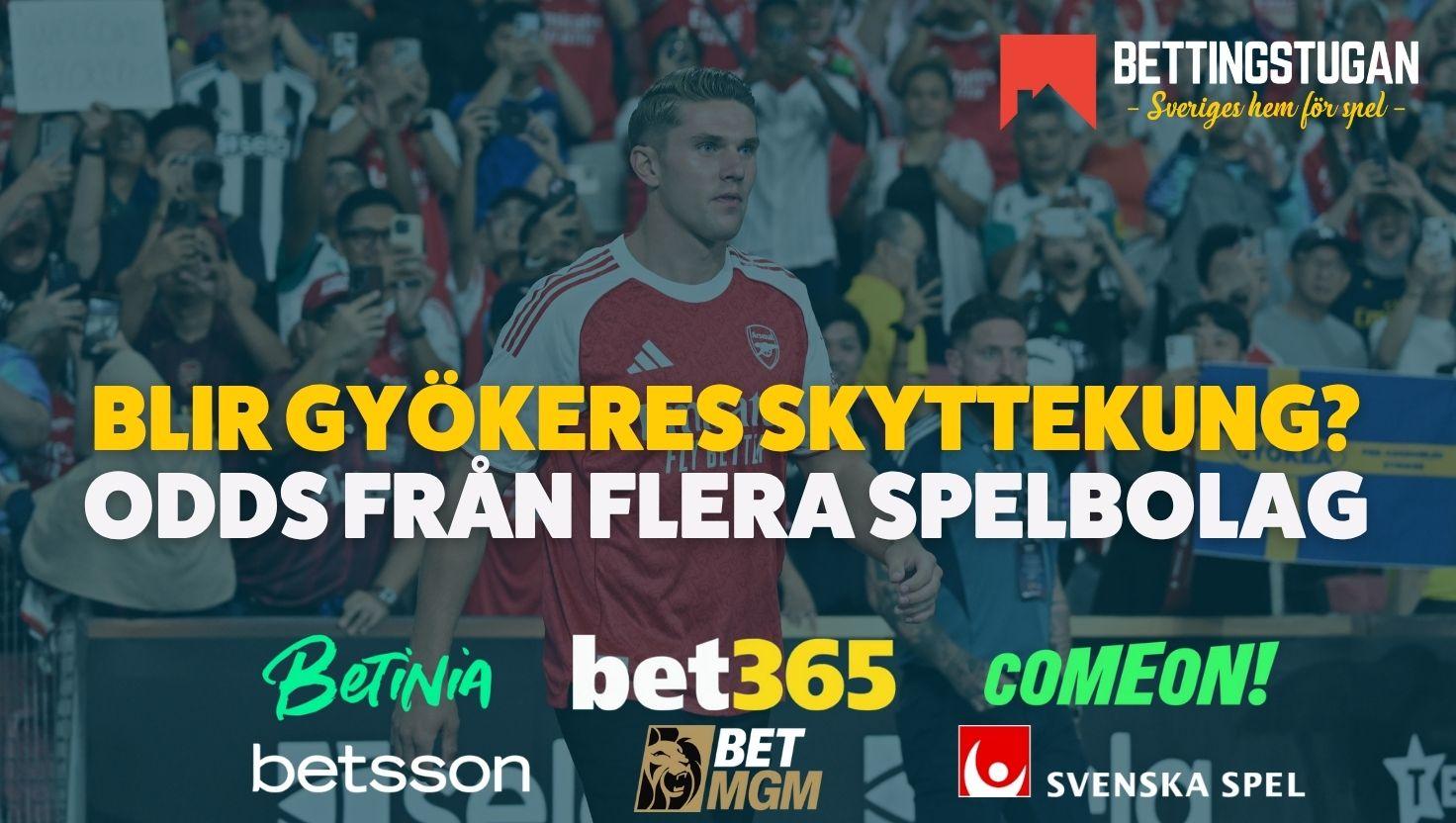 Odds på att Gyökeres blir bästa målgörare i Premier League 2025/26 - Bettingstugan
