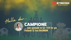 Campione om vinsten på Fotboll 12 - Intervju Bettingstugan