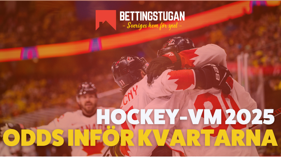 Odds Hockey-VM 2025 - Kvartsfinaler - Bettingstugan