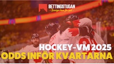 Odds Hockey-VM 2025 - Kvartsfinaler - Bettingstugan