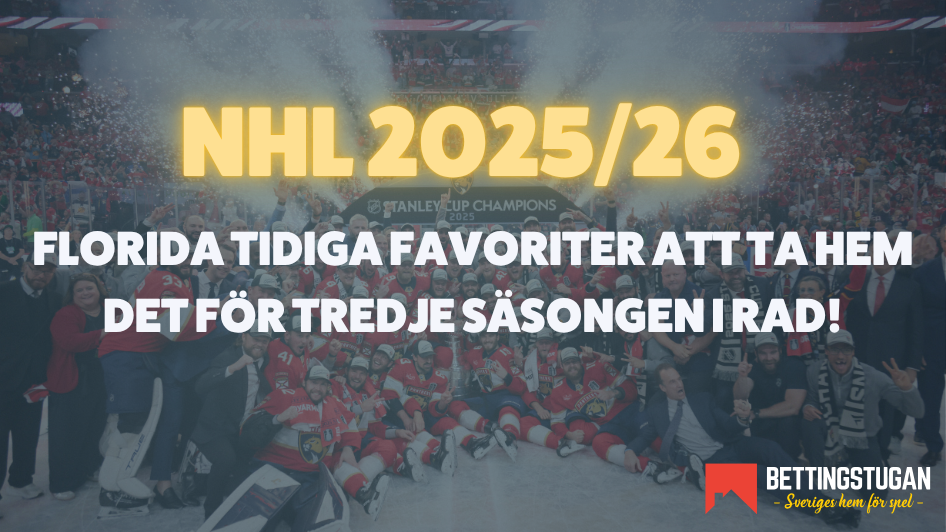 Odds NHL 2025 2026 - Bettingstugan - Vinnare Stanley Cup