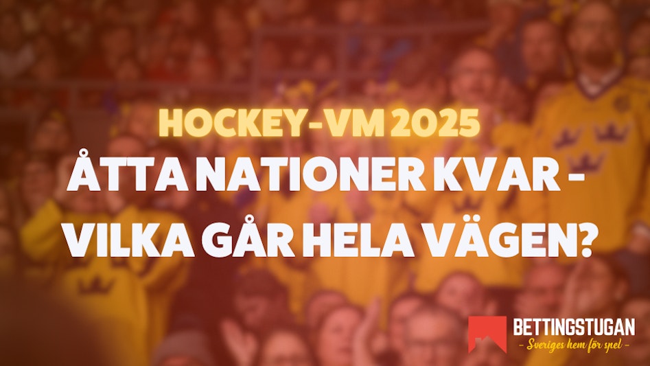 Odds Hockey-VM 2025 - Vinnare VM-guld - Bettingstugan