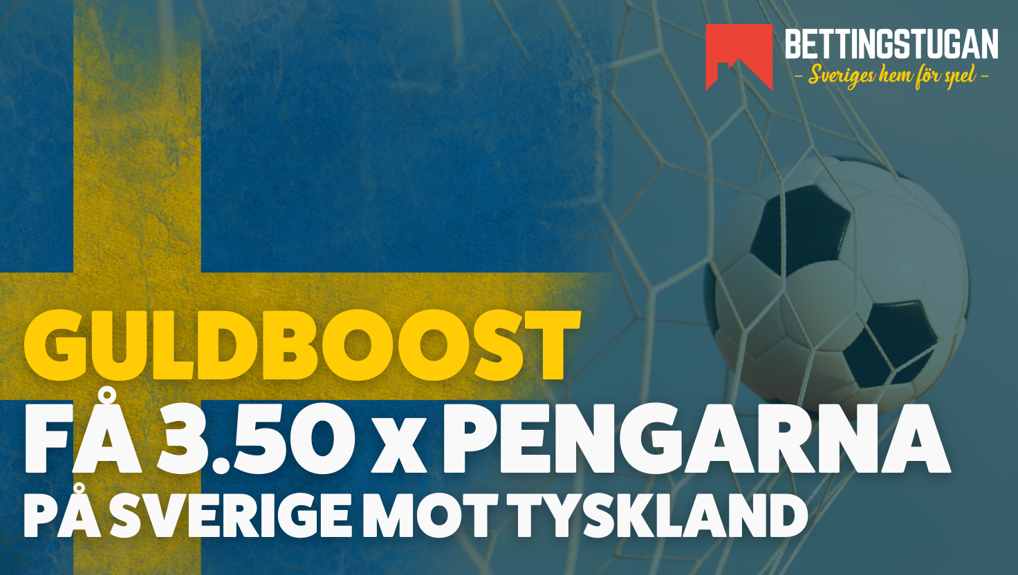 Oddsboost inför Sverige - Tyskland: Få 3.50 på svensk seger!
