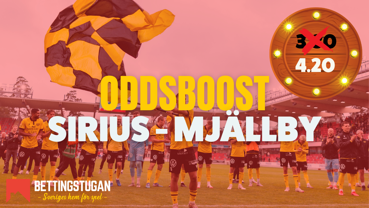 Oddsboost Allsvenskan Sirius vs Mjällby - Bettingstugan