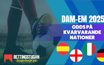 Odds vinnare dam-EM 2025 - inför semifinalerna - Bettingstugan