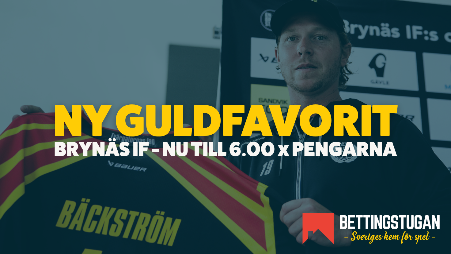 Brynäs nya favoriter till SM-guldet - passa på att hämta  100% upp till 500 SEK!