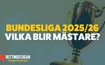 Odds vinnare Bundesliga 2025 2026 - Bettingstugan