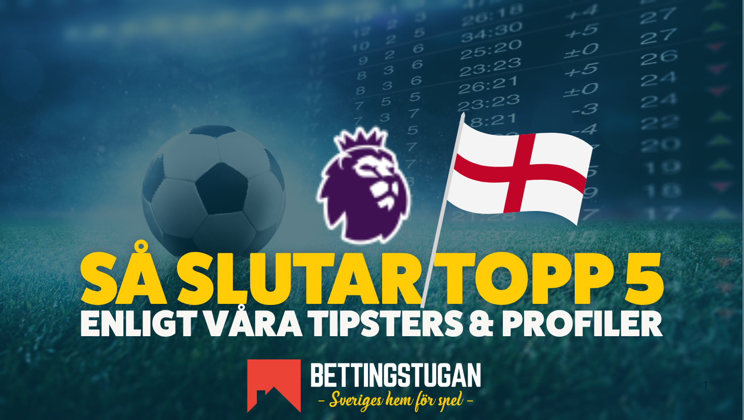 Bettingstugans tipsters & profiler tippar topp 5 i Premier League 2025/26