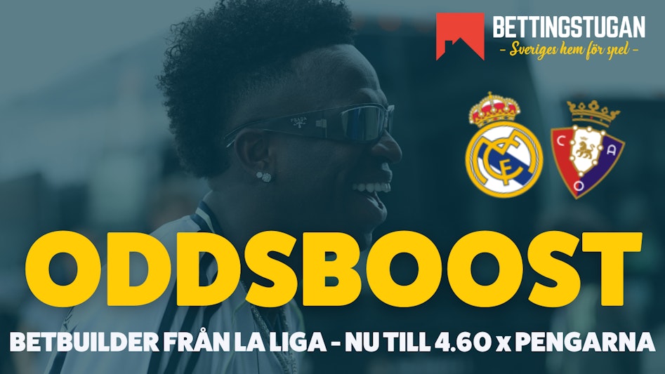 Oddsboost Real Madrid - La Liga - Bettingstugan