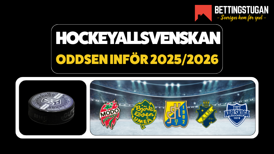 Odds HockeyAllsvenskan 2025 2026 - Bettingstugan