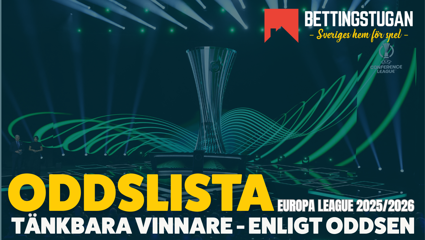 Odds vinnare UEFA Europa League 2025 2026 Bettingstugan