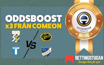 Oddsboost - Allsvenskan - Bettingstugan