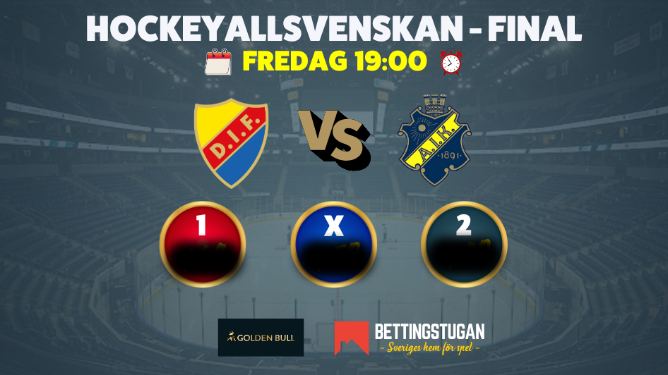 HockeyAllsvenskan Final - Odds Djurgården - AIK - Bettingstugan