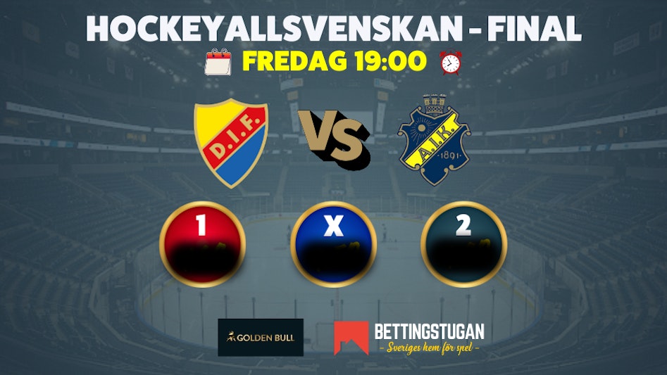 HockeyAllsvenskan Final - Odds Djurgården - AIK - Bettingstugan