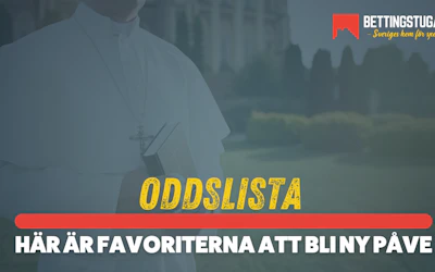Odds nästa påve - Bettingstugan