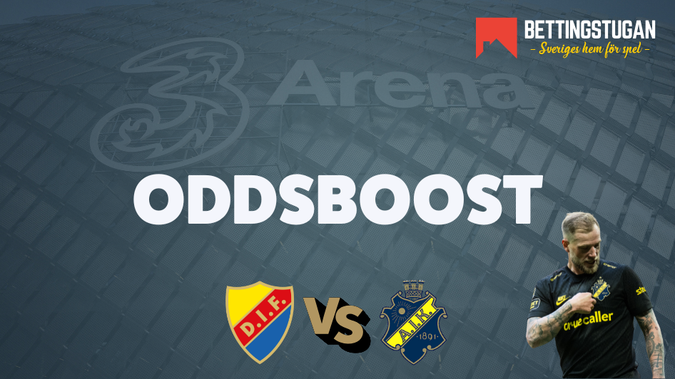 Få 6.10 x pengarna på AIK-seger + Guidetti som målskytt i oddsboost från X3000!