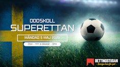 Odds Dagens matcher Superettan - Bettingstugan