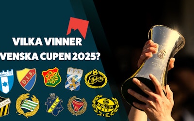 Odds Svenska Cupen 2025 vinnare Bettingstugan