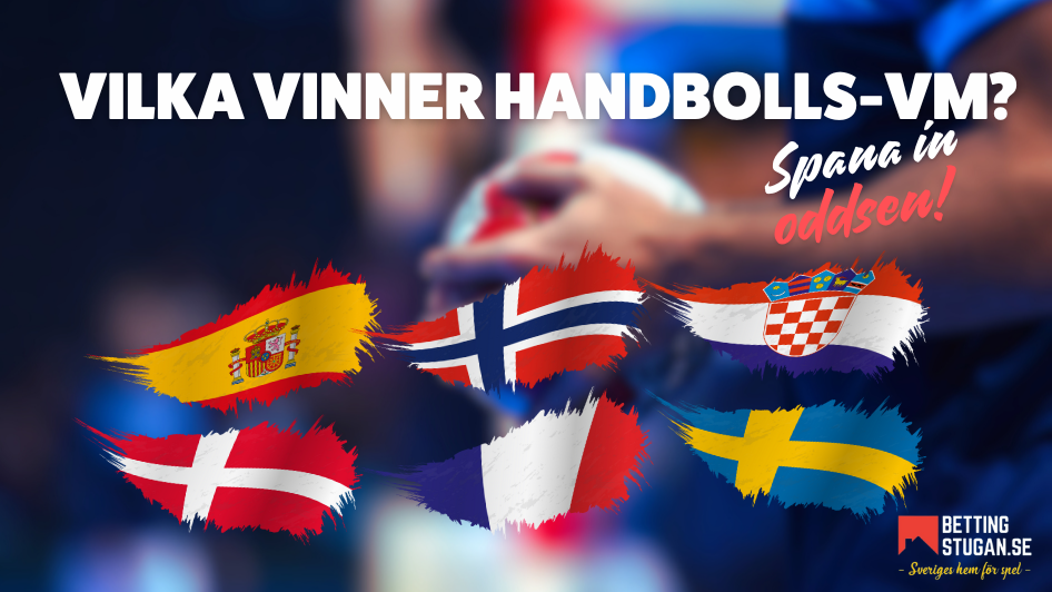 Odds handbolls VM 2025 Bettingstugan