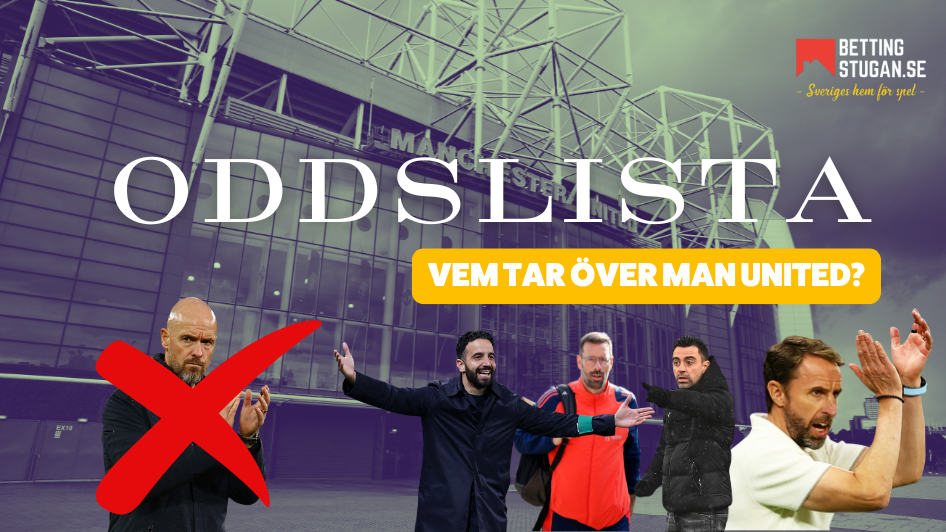 Odds pa ny tranare Manchester United Bettingstugan