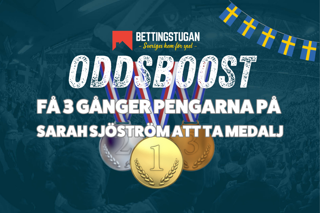 Oddsboost 100 m frisim Sarah Sjostrom Sommarspelen 2024