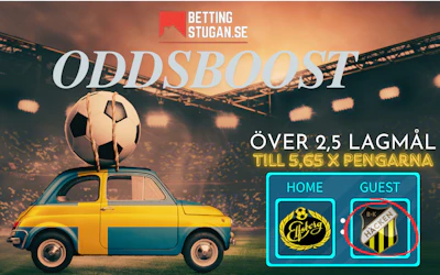 Oddsboost Allsvenskan Bettingstugan Elfsborg Hacken