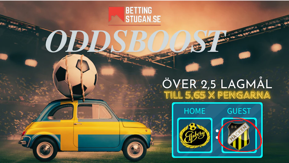 Oddsboost Allsvenskan Bettingstugan Elfsborg Hacken