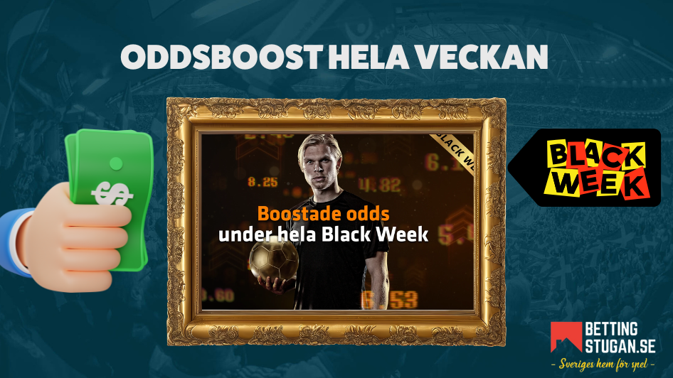 Oddsboost Black Week Expekt Bettingstugan Kampanj