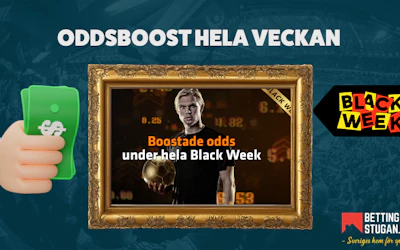 Oddsboost Black Week Expekt Bettingstugan Kampanj