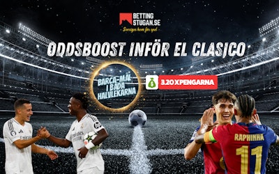 Oddsboost El Clasico Bettingstugan