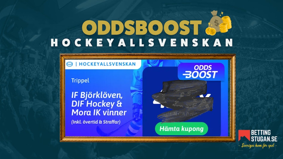 Oddsboost Hockey Allsvenskan Bettingstugan