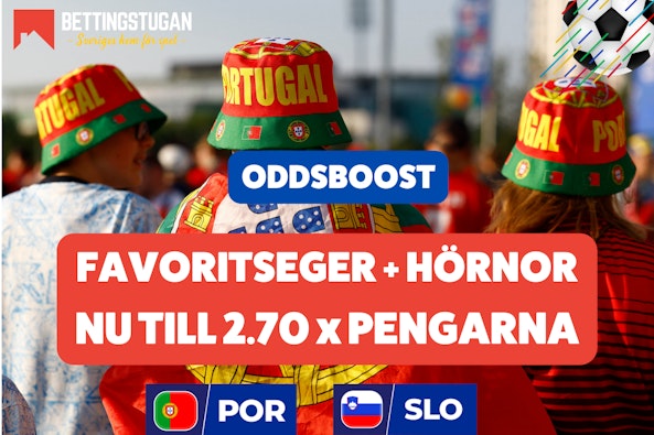 Oddsboost Portugal Slovenien