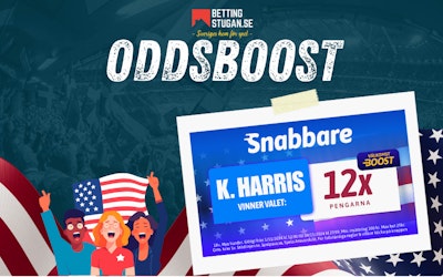 Oddsboost Presidentvalet 2024 Bettingstugan Kamala Harris