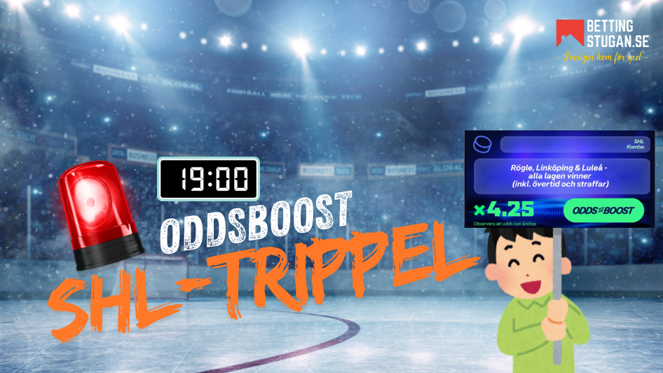 Oddsboost SHL Hajper Bettingstugan