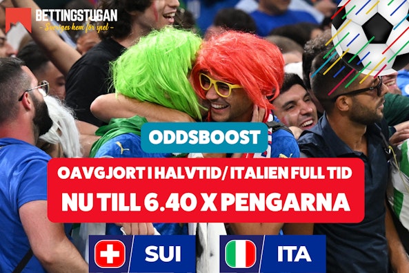 Oddsboost Schweiz Italien EM 2024