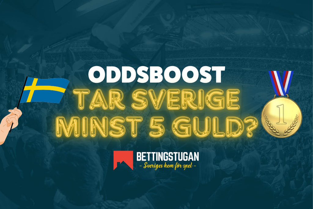Oddsboost svenska medaljer Sommarspelen 2024