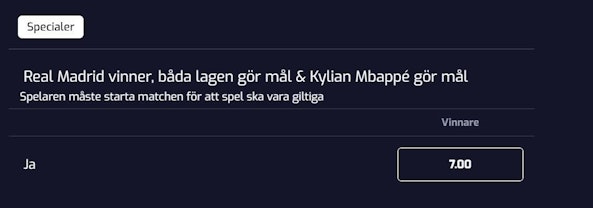 Oddsboost R Eal Madrid Atletico Madrid Champions League Bettingstugan