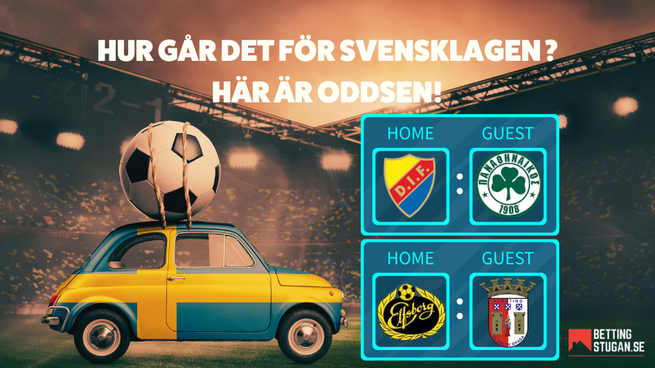 Oddsfokus pa Sverige lag i Europa Bettingstugan