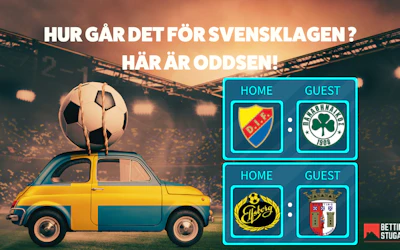Oddsfokus pa Sverige lag i Europa Bettingstugan