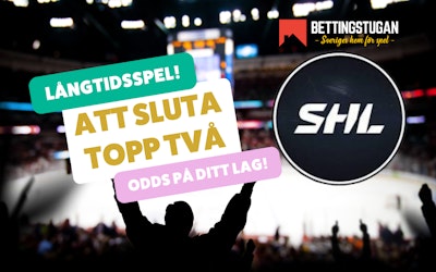 Oddslista SHL att sluta topp tva