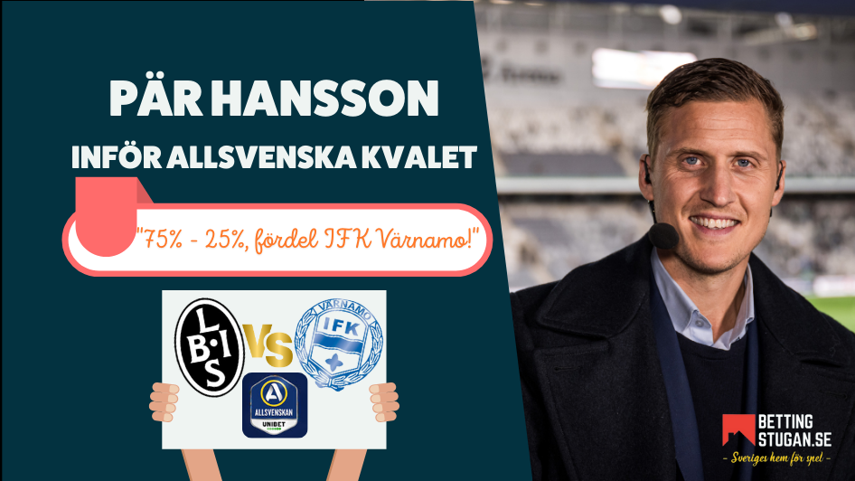 Par Hansson infor allsvenska kvalet 2024 Odds Bettingstugan