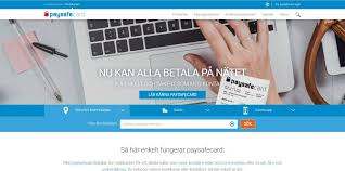 Paysafecard hemsida