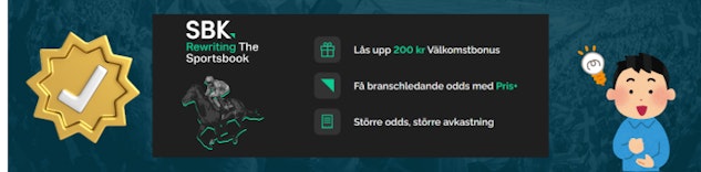 SBK Oddsbonus Bettingstugan
