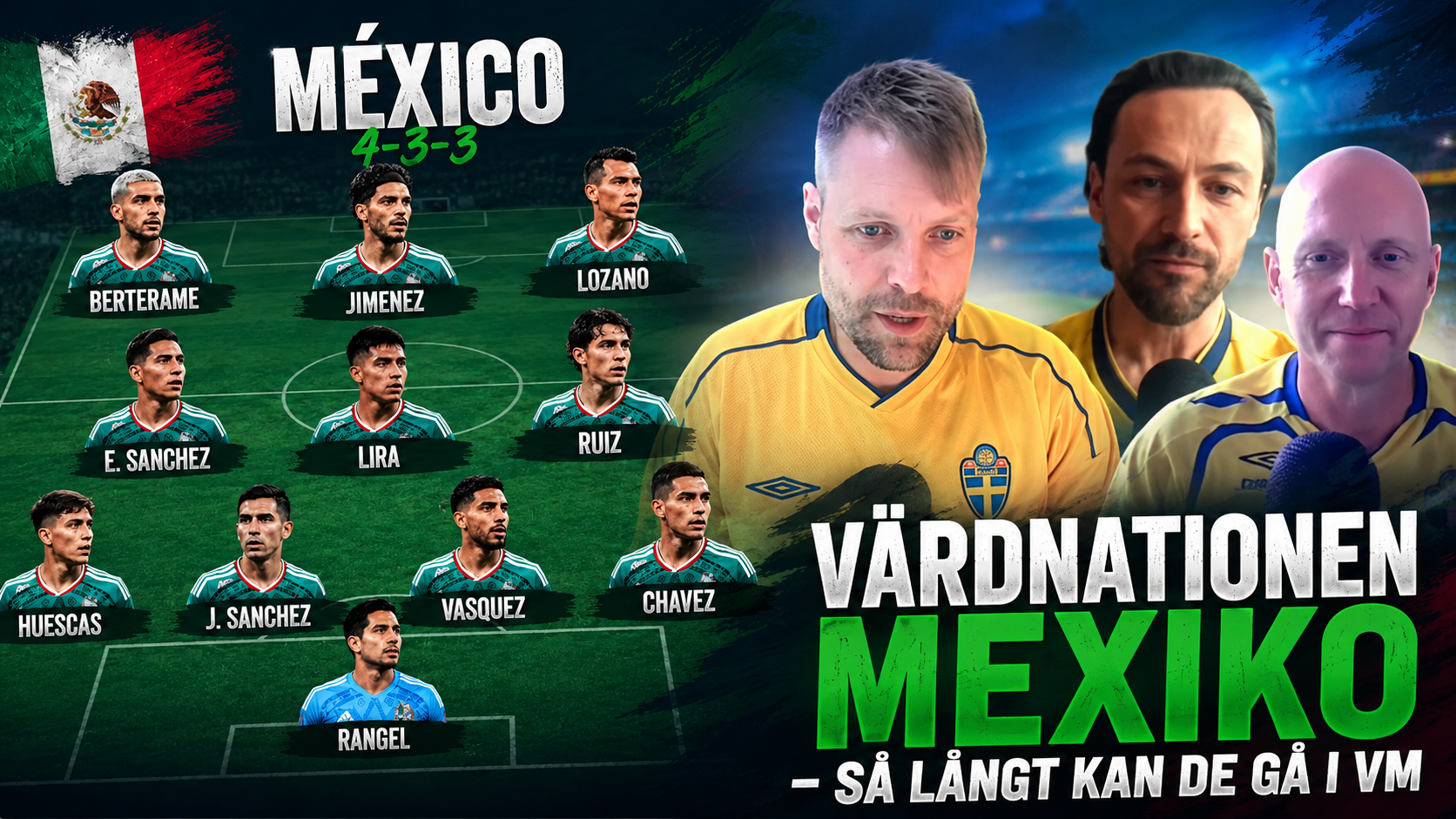 Värdnationen Mexiko i fokus: så långt kan de gå i VM!