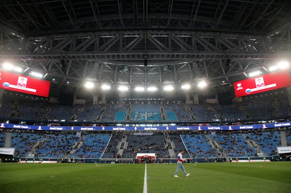 Saint Petersburg Stadium EM 2020 Fotboll Ryssland Grupp B