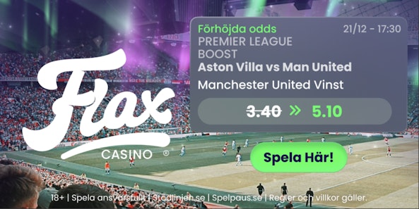 Oddsboost Man utd Aston Villa