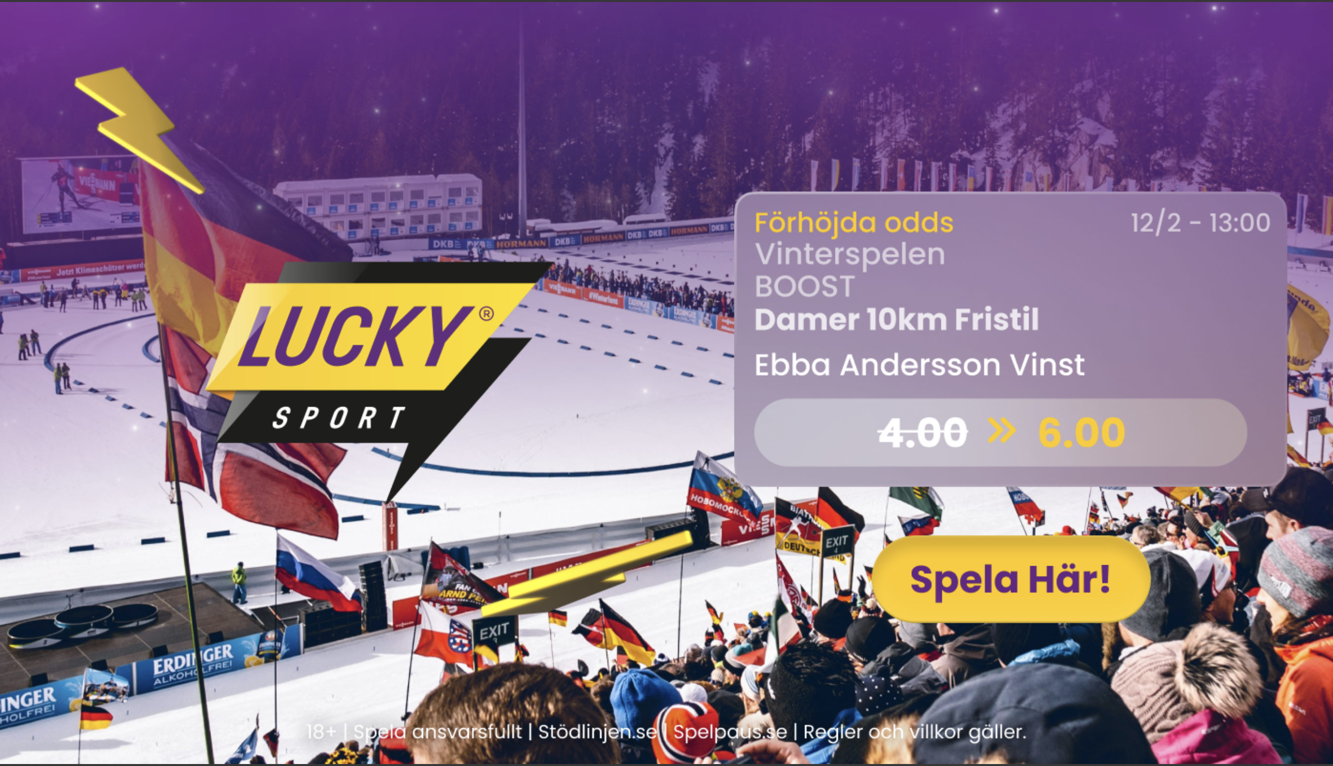 Oddsboostar ebba andersson os