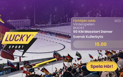 Oddsboost Vinterspelen 2026 - Svensk kullerbytta