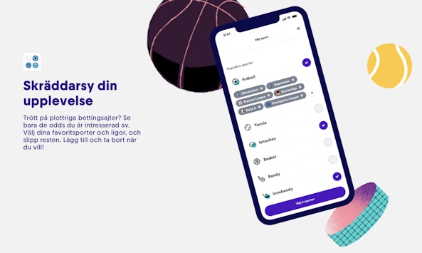 Skräddarsy din betting